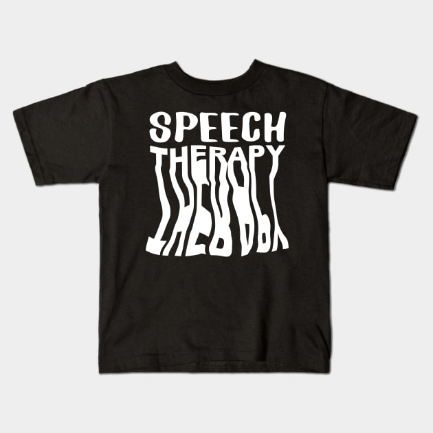 Liquify Speech Therapy T-shirt Kids T-Shirt by Azz4art